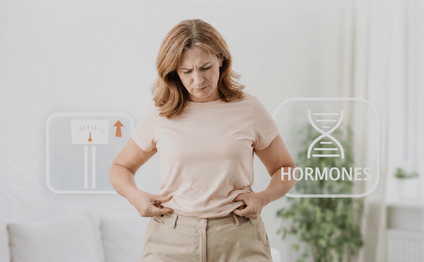 גיל המעבר ועלייה במשקל, אישה בגיל המעבר, עלייה במשקל